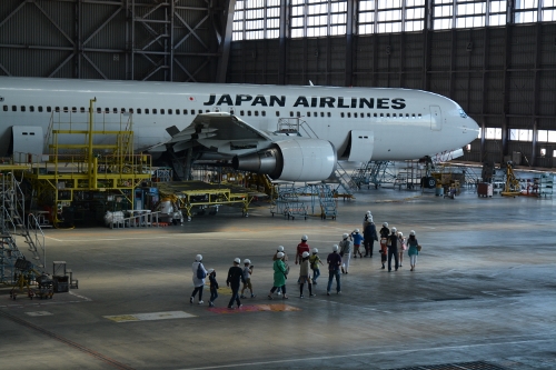 日本航空見学